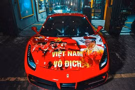 Dàn siêu xe trăm tỷ mừng U22 Việt Nam giành HCV Sea Games 