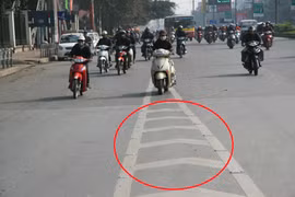 Đè vạch sơn xương cá khi tham gia giao thông có bị xử phạt?