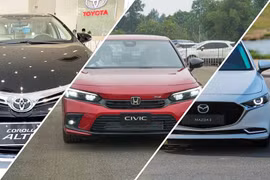 Mazda3 bán chạy nhất phân khúc, Toyota Corolla Altis xếp bét bảng