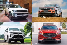 Hyundai SantaFe tăng trưởng mạnh, nhưng Ford Everest mới là “vua“