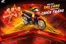 Honda Wave Alpha phong cách "tuyển Việt Nam" hơn 18,3 triệu đồng