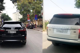 Range Rover 8 tỷ "mượn" biển 9999 Lexus RX350 dạo phố