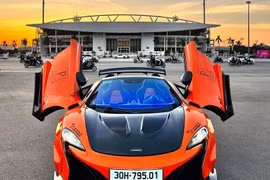 Cận cảnh McLaren 650S Spider mui trần rao bán hơn 10 tỷ ở Hà Nội