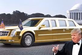 Tổng thống Trump sắp có siêu limousine Cadillac chống đạn mới 