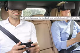 Porsche trang bị kính thực tế ảo cho ghế hành khách 