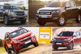 Doanh số xe bán tải đang thấp kỷ lục tại Việt Nam