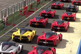 15 “siêu ngựa” LaFerrari đại náo Cavalcade Rally 2015