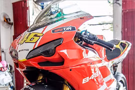 Pô độ titan của "thần gió" Pagani trên Ducati 848 Evo tại VN