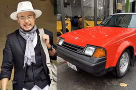 Đặng Lê Nguyên Vũ “cưỡi ông cụ” Toyota Celica gần 50 tuổi du xuân
