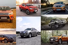 Loạt xe ôtô bán tải “đắt khách” tháng 1/2017 tại VN