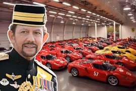 Bộ sưu tập ôtô khủng trị giá cả nghìn tỷ đồng của quốc vương Brunei 