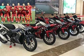 Dàn xe máy Honda tặng tuyển bóng đá nam, nữ Sea games 30
