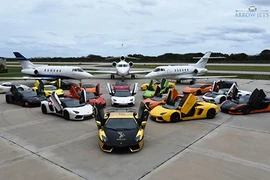 Xem dàn siêu xe triệu đô của dân chơi Việt Nam tại Mỹ