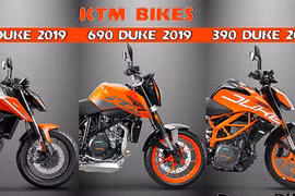 "Soi" dàn xe môtô KTM mới sắp bán ra thị trường năm 2019