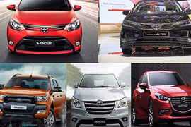 Top xe ôtô bán chạy nhất Việt Nam đầu năm 2018