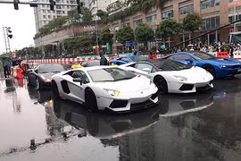 Cường Đô la cùng dàn siêu xe tiền tỷ "show hàng" tại Sài Gòn