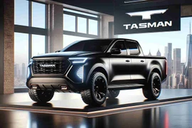 Xem xe bán tải Kia Tasman có thiết kế hầm hố 