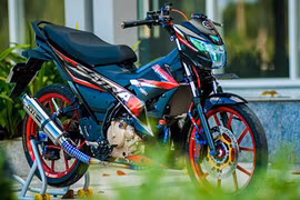 Dân chơi Việt chi hơn 200 triệu độ “xế nổ” Suzuki Satria