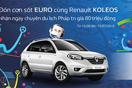 Cầm lái Renault Koleos "vi vu" đến Pháp xem Euro 2016