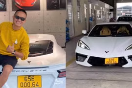 Corvette C8 hơn 8 tỷ tại Việt Nam kinh doanh dịch vụ vận tải