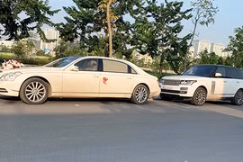Xem dàn xe ôtô rước dâu hơn 100 tỷ tại Quảng Ninh