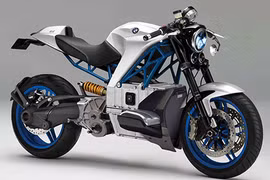 BMW tiết lộ thiết kế môtô chạy điện tương lai