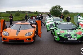 Xem Gumball 3000 đua drag tại đại bản doanh Koenigsegg