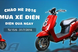 Xe điện Anbico khuyến mại "khủng" chào hè 2016