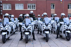 Soi dàn môtô “khủng” Yamaha FJR1300P của Bộ CA