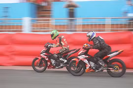 Hàng trăm “xế nổ” Honda Việt Nam đua nóng tại Bà Rịa