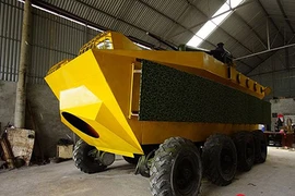 Chi tiết xe bọc thép tự chế “made in Việt Nam” đầu tiên