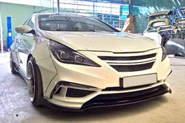 Nhìn lại ôtô giá rẻ Hyundai Sonata độ siêu xe tại Hà Nội 