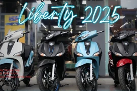 Mục sở thị Piaggio Liberty 2025 từ 57,5 triệu đồng tại Hà Nội