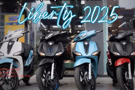 Mục sở thị Piaggio Liberty 2025 từ 57,5 triệu đồng tại Hà Nội