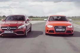 Mercedes C63 AMG Estate đọ sức với Audi RS4 Avant