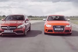 Mercedes C63 AMG Estate đọ sức với Audi RS4 Avant