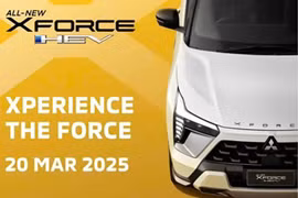 Mitsubishi Xforce HEV 2025 lộ diện, giá khoảng 523 triệu đồng