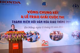 HVN trao giải cuộc thi "Thanh niên với Văn hóa giao thông 2015”