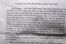 Nhường đất cho nhà máy, mỏi mòn chờ sổ đỏ