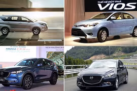 Honda CR-V lại lên "đỉnh" thị trường ôtô Việt tháng 2/2018