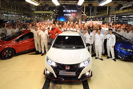 Honda Civic Type R chính thức được sản xuất