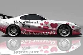Những chiếc xe ôtô “siêu ấn tượng” ngày Valentine 14/2