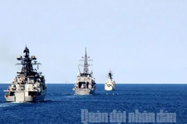 Tàu Việt Nam, nước ngoài diễn tập KOMODO trên Biển Đông