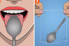 Mẹo kiểm tra sức khỏe trong một phút bằng thìa