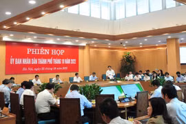 UBND TP Hà Nội tổ chức phiên họp thường kỳ tháng 10/2022
