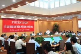 UBND TP Hà Nội tổ chức phiên họp thường kỳ tháng 10/2022