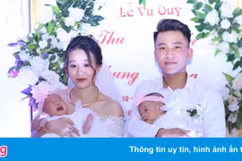 Đám cưới 'rước 1 được 3' của chàng trai Hưng Yên