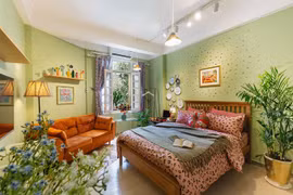 Biến phòng nhỏ 16m2 thành không gian retro với 70 triệu đồng