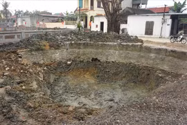 Thanh Hóa: Cận cảnh giếng cổ ở đền thờ Lê Văn Hưu bị phá bỏ