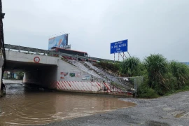 Khốn khổ hầm chui cao tốc Pháp Vân - Cầu Giẽ “cứ mưa là lụt“
